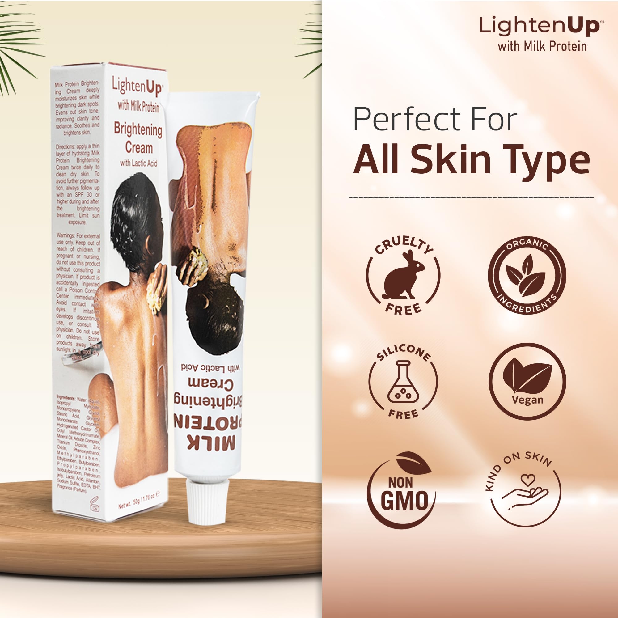 Amazon.com: Lighten-Up Lactic Acid Cream - 1.7 Fl oz / 50 ml